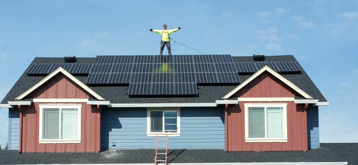 home solar installation