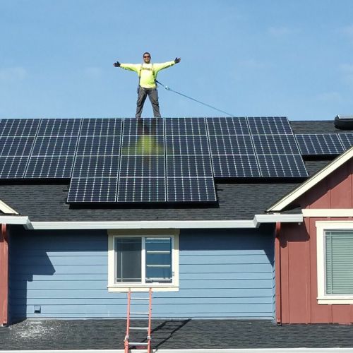home solar installation