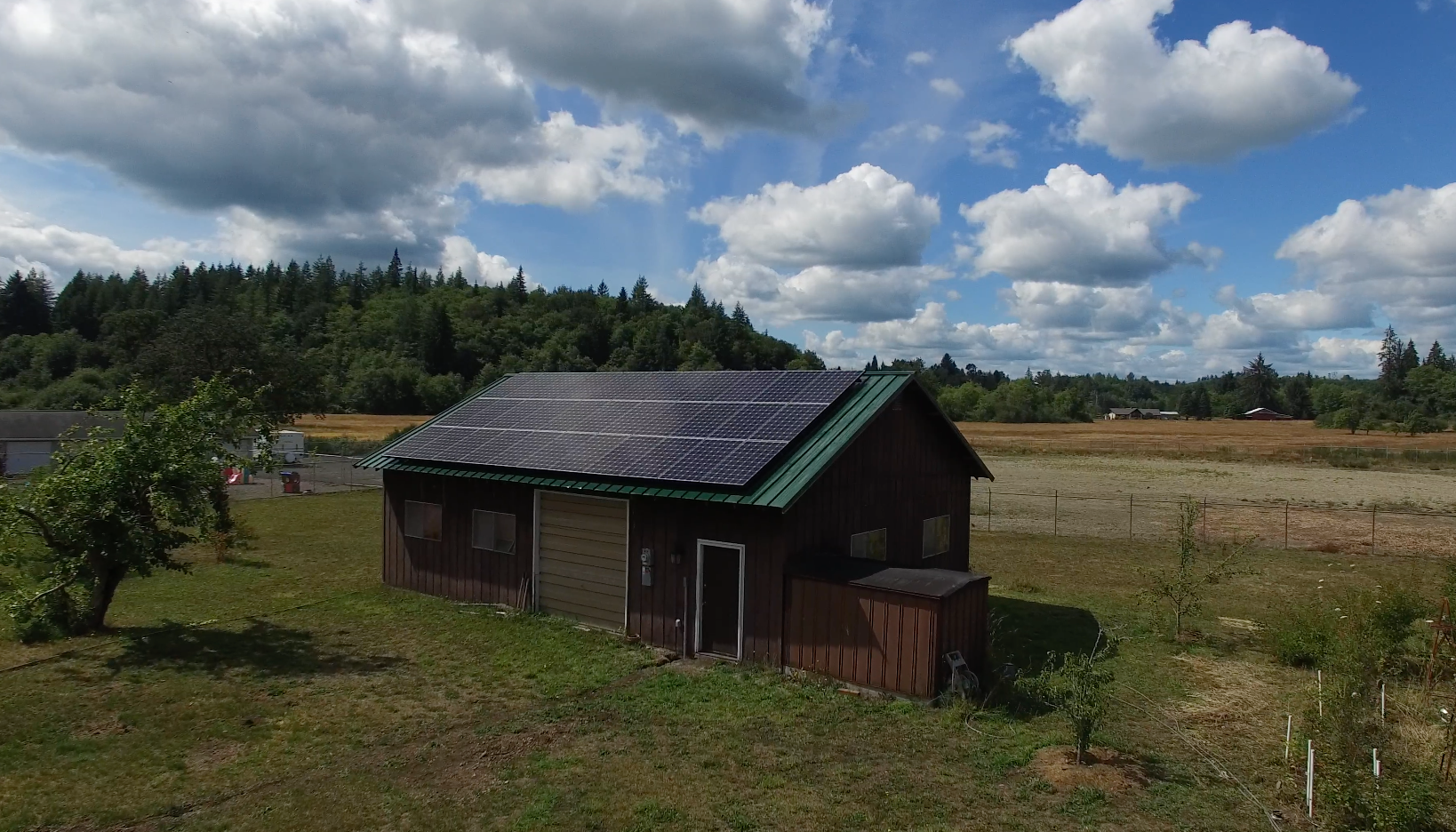 House with solar