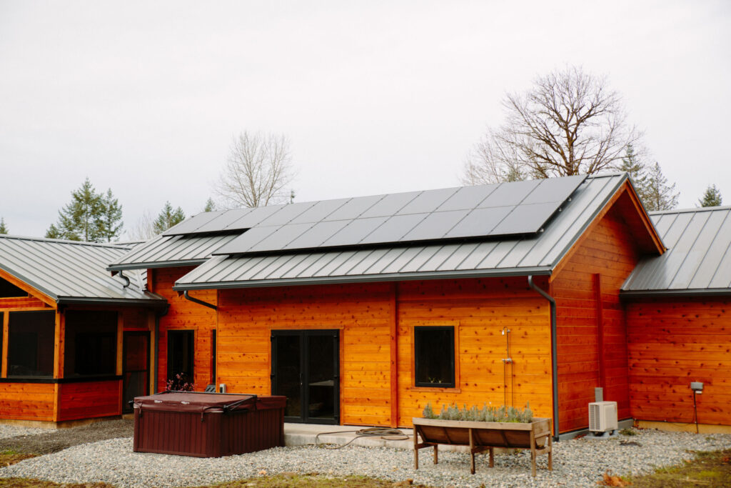 House with solar