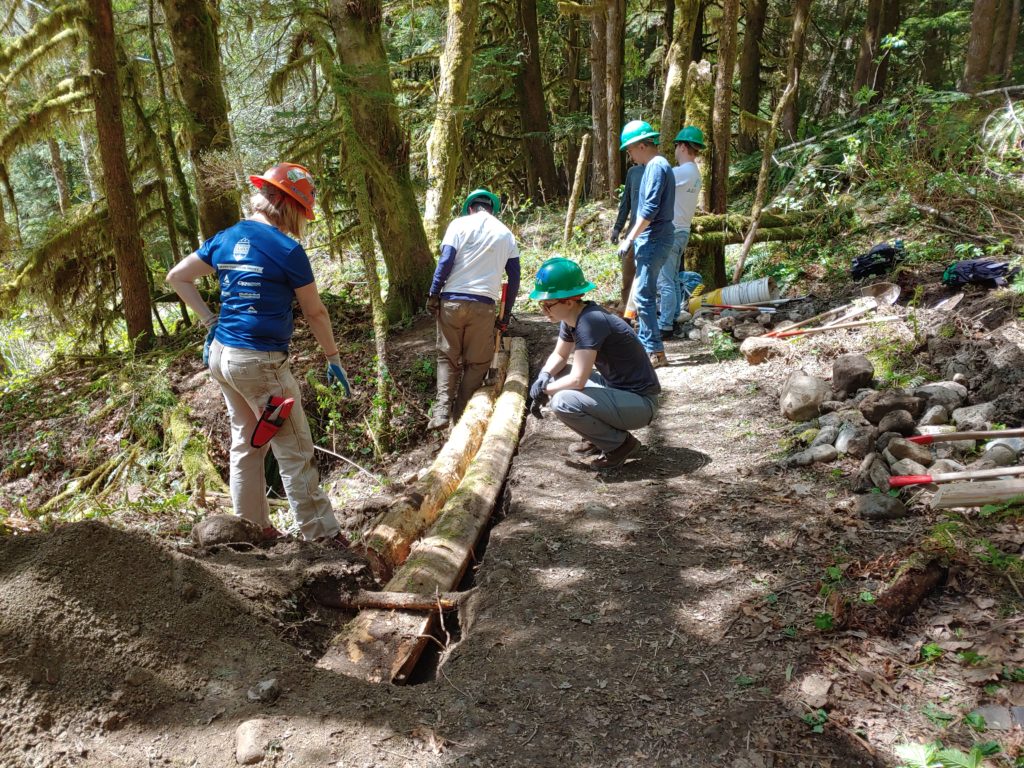 Cleaning Up Washington'S Trails A-R-Solar-Helps-Washington-Trail-Association-Maintain-Trails-Snoqualmie-Lake