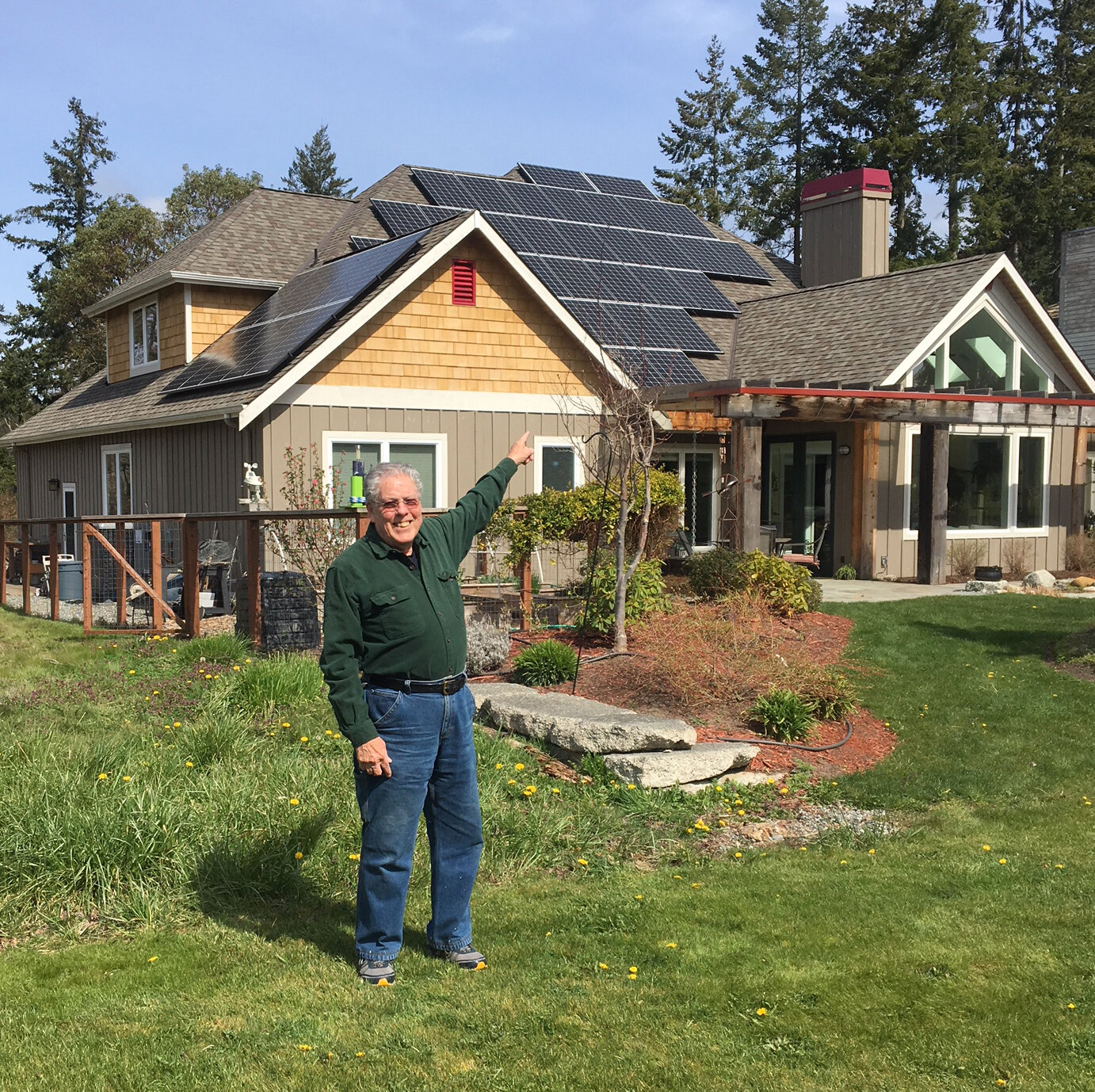 Langley Lovelace solar langley washington residential solar installation