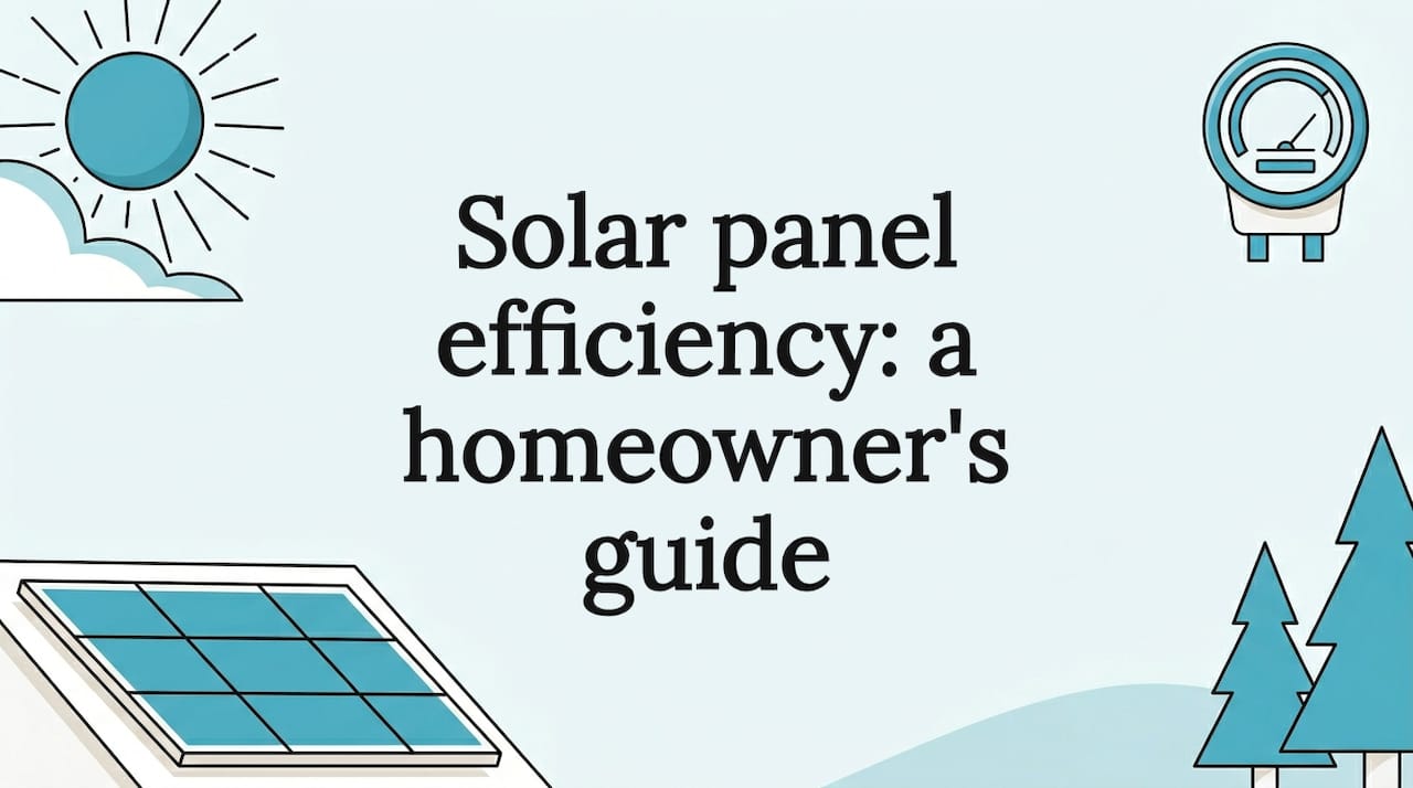 Decorative solar-themed title card illustration for blog