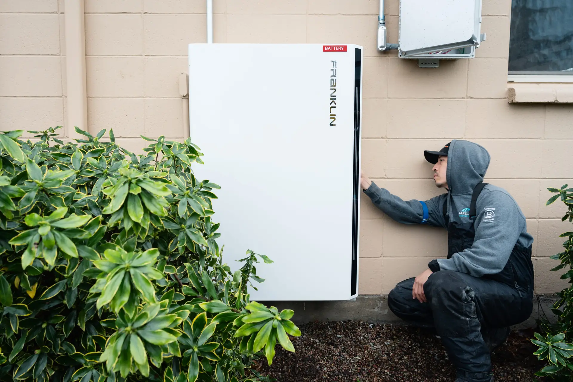 Solar battery storage installation by A&R Solar