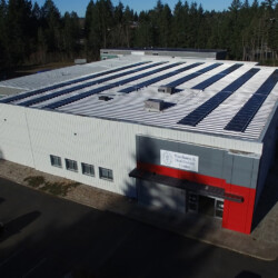 thurston county food bank solar installation