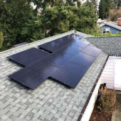 REC solar array on washington home