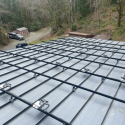 enphase micro inverter installation standing seam metal roof
