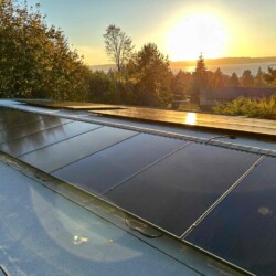 REC photovoltaic array installed washington state