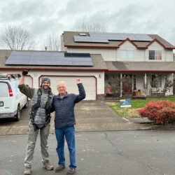 REC solar panels with oregon solar installer