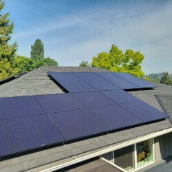 rooftop REC photovoltaic array installed oregon state