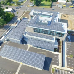 beaverton public safety center solar installation