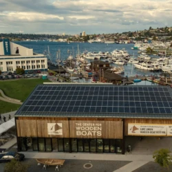 center for wooden boats solar installation