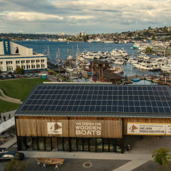 center for wooden boats solar installation