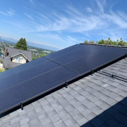 american made silfab solar panel installation in oregon
