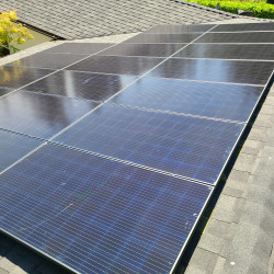 silfab solar panels on roof