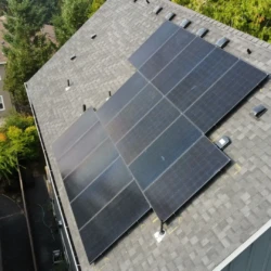 silfab solar panels on washington roof