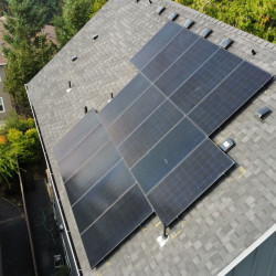 silfab solar panels on washington roof