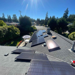 rec 420 home solar panel installation